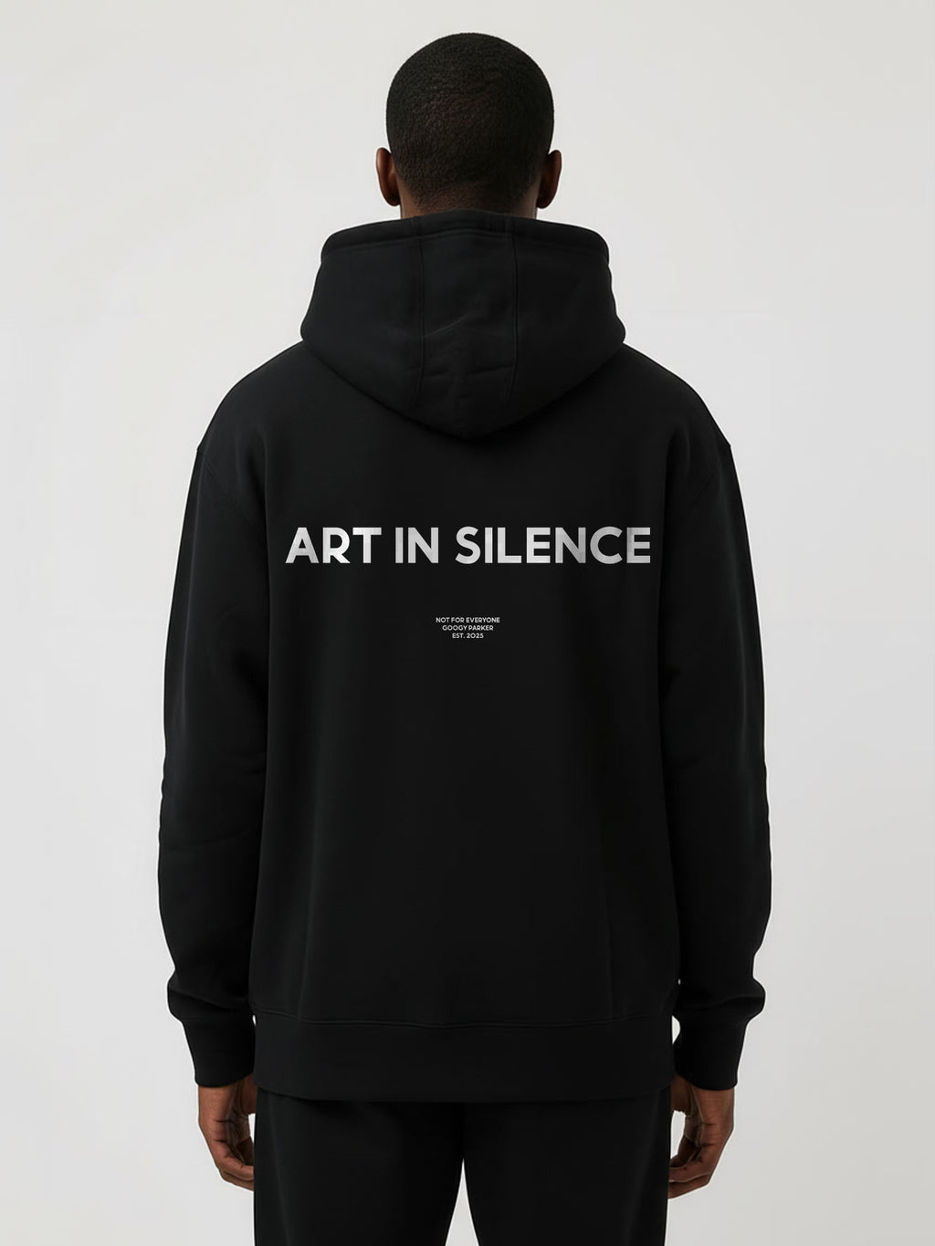 ART IN SILENCE OVERSIZED HOODIE