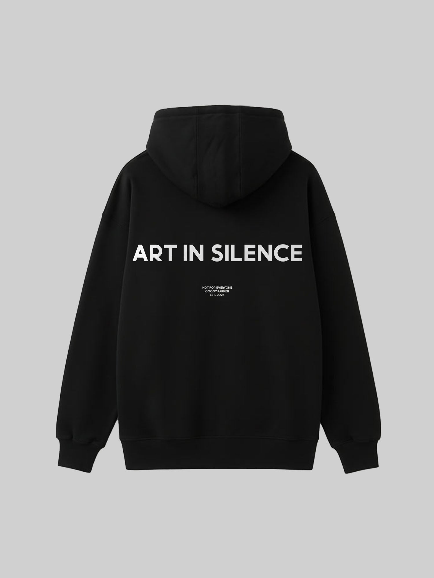 ART IN SILENCE OVERSIZED HOODIE