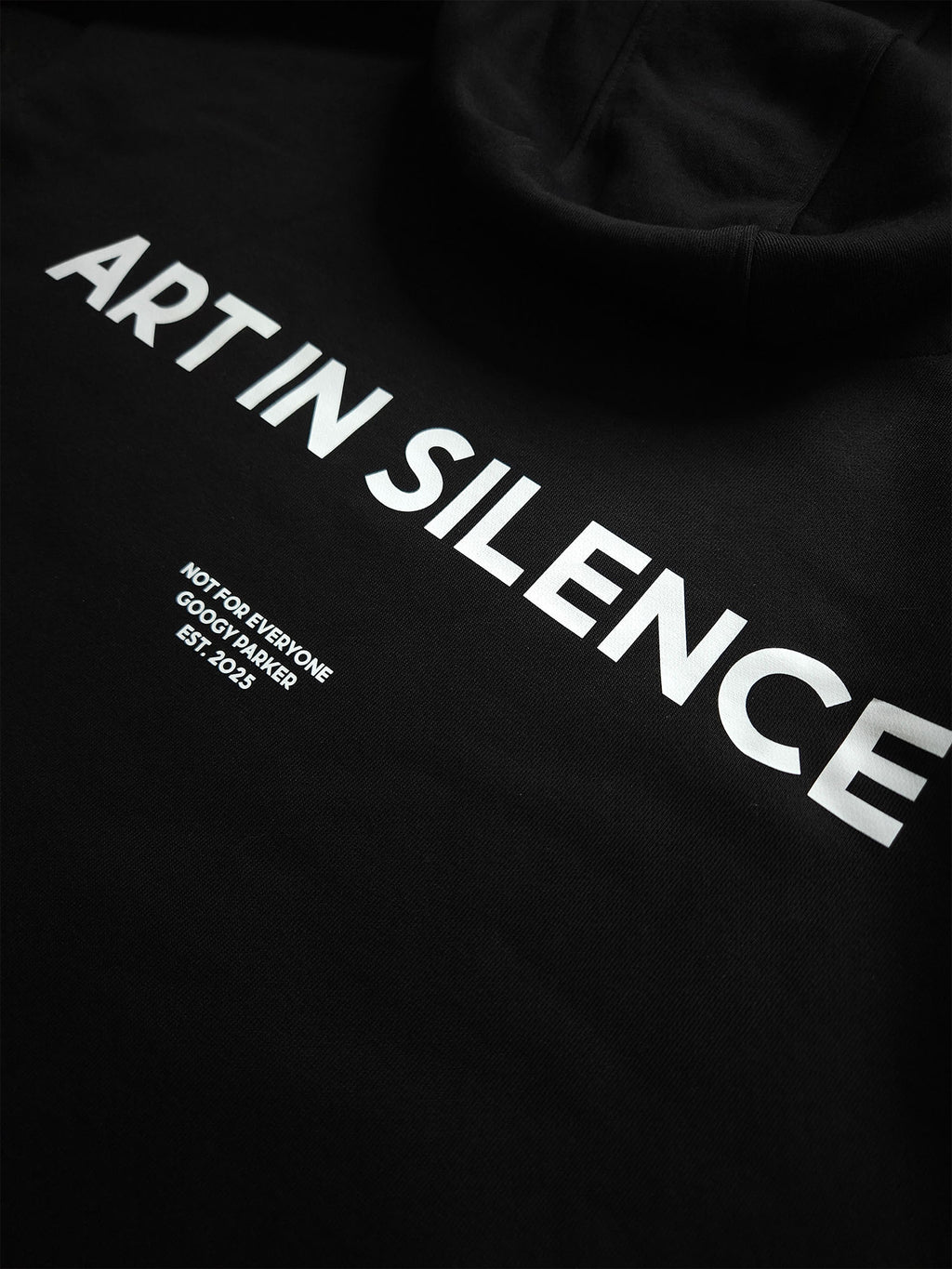 ART IN SILENCE OVERSIZED HOODIE