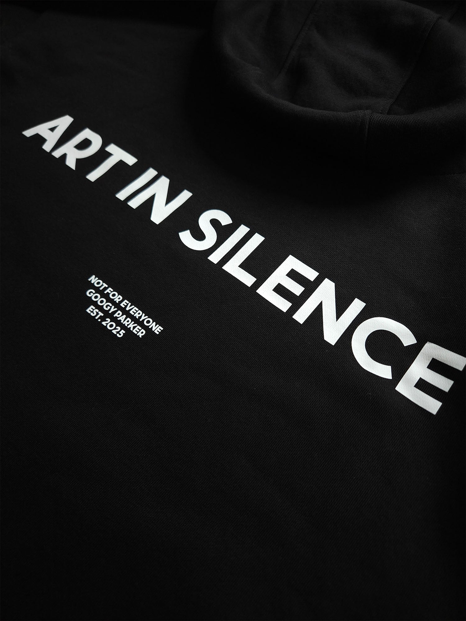 ART IN SILENCE OVERSIZED HOODIE