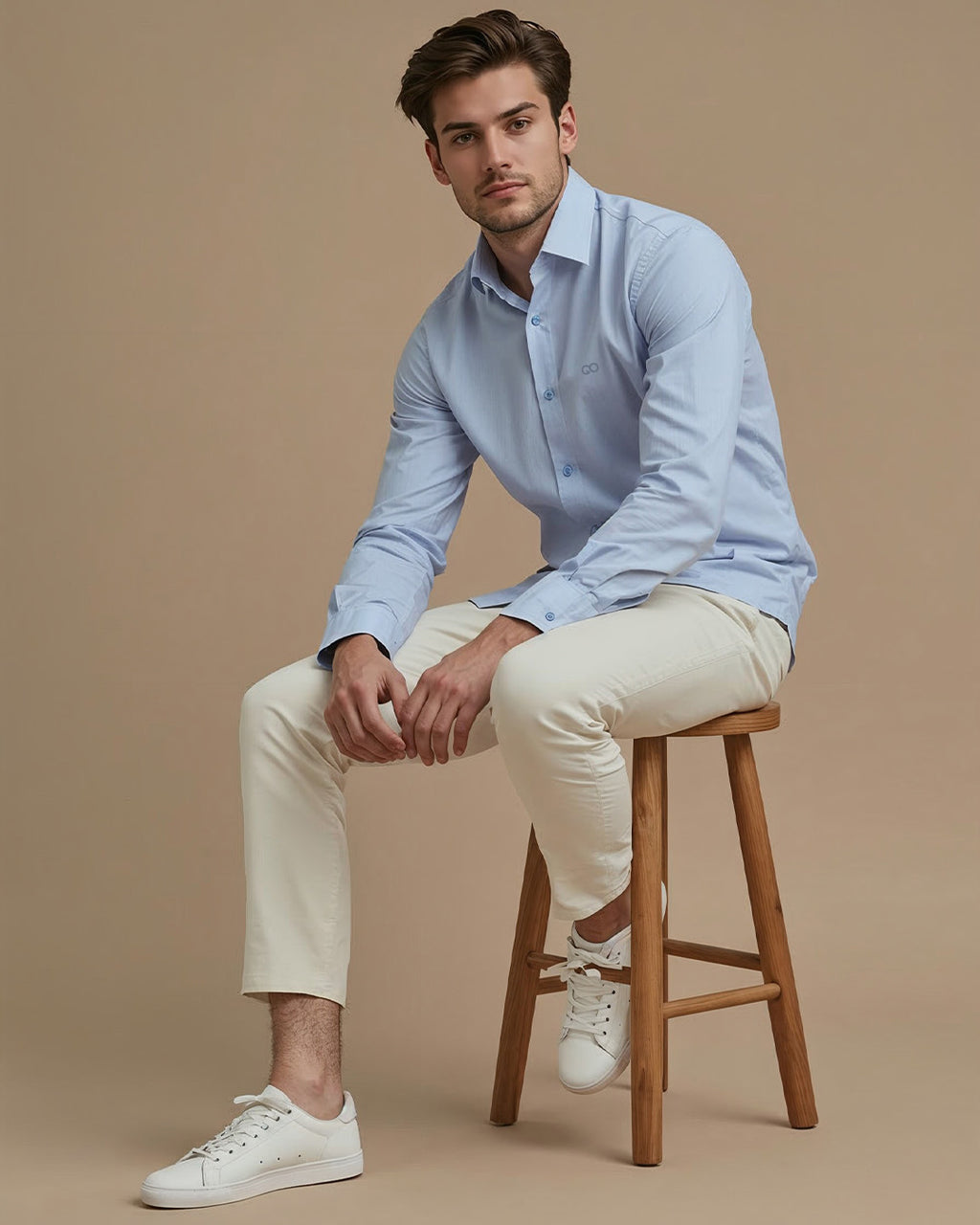 GO OXFORD SHIRT - LIGHT BLUE