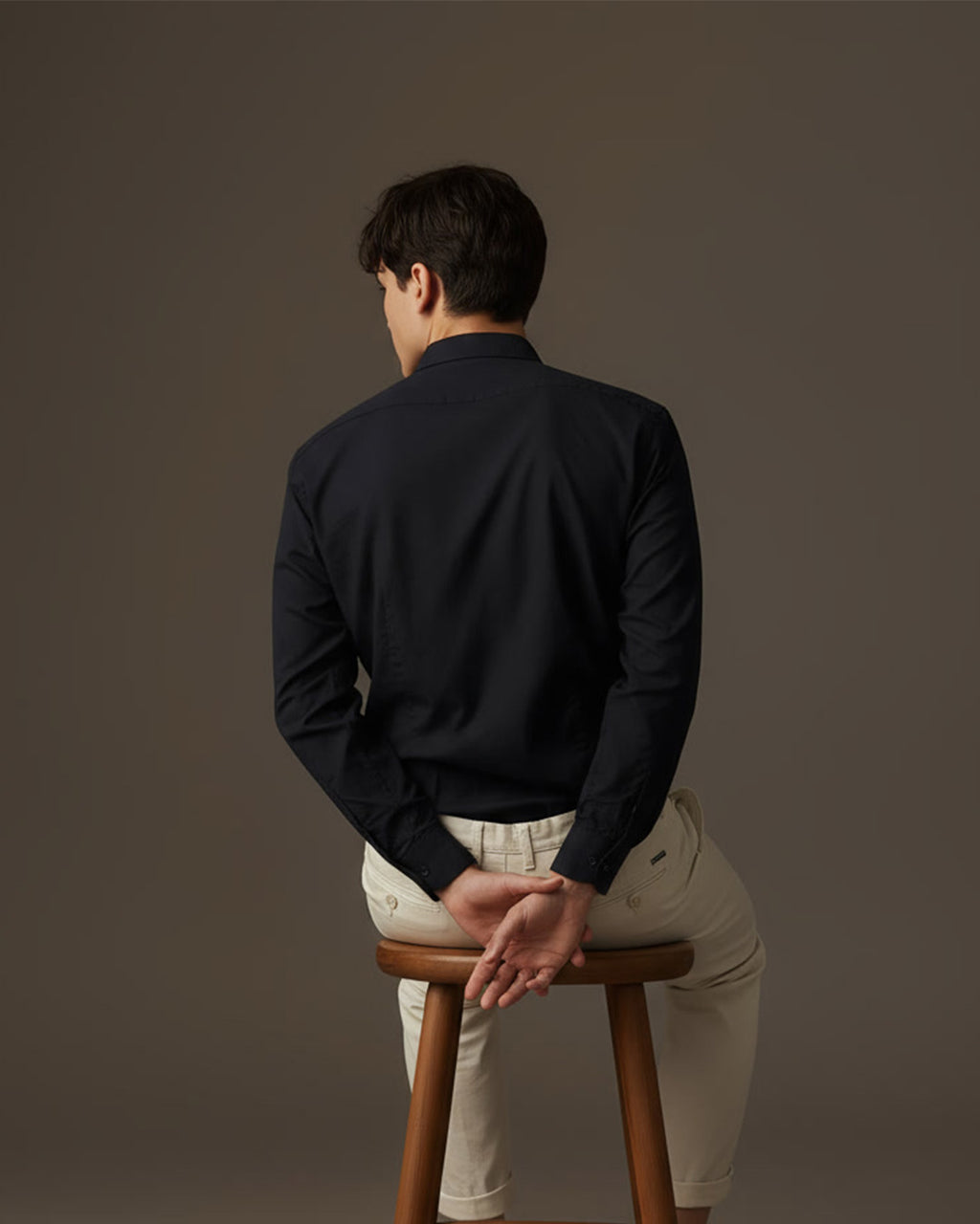 GO OXFORD SHIRT - BLACK (BUTTON DOWN)