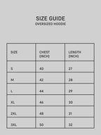 ART IN SILENCE OVERSIZED HOODIE