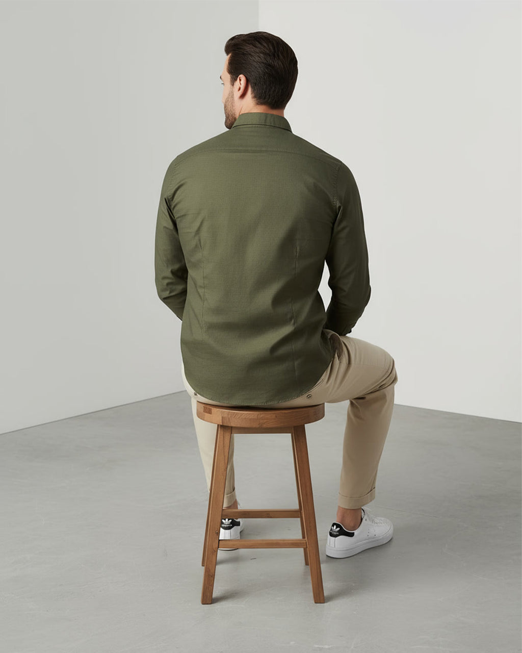 GO OXFORD SHIRT - OLIVE